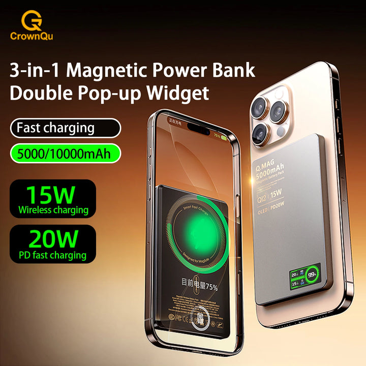 Power bank Q.mag 5.000mah, 10.000mah