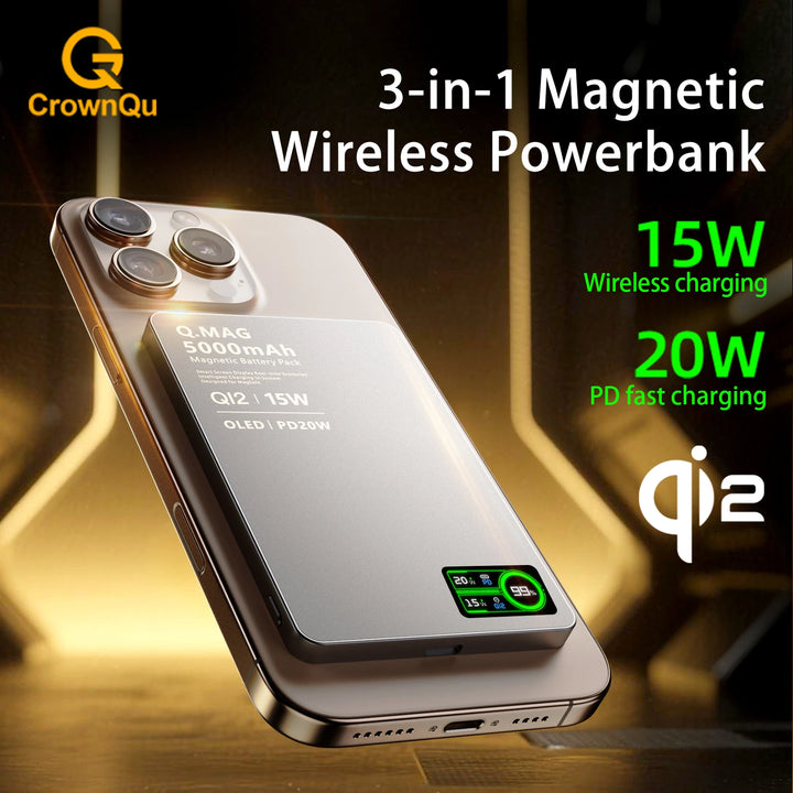 Power bank Q.mag 5.000mah, 10.000mah